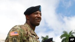 션 게이니 미 육군 우주미사일방어사령부의 부사령관. (자료화면)