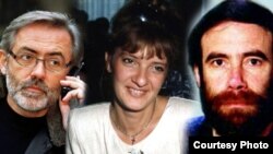 ILUSTRACIJA - Novinari Slavko Ćuruvija (L), Dada Vujasinović i Milan Pantić (D) koji su ubijeni ili stradali pod nerazjašnjenim okolnostima (RSE/Courtesy photo)