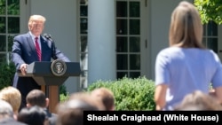 Президент США Дональд Трамп під час прес-конференції 12 червня 2019 року