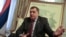 Milorad Dodik, Serb member of the Presidency of Bosnia and Herzegovina, speaks during an interview in his office in Banja Luka, November 11, 2021. (REUTERS/Dado Ruvic)