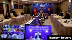 FILE - ASEAN Summit in Hanoi. 