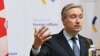 Menteri Luar Negeri Kanada, François-Philippe Champagne, di Kiev, Ukraina, 4 Maret 2020. (Foto: dok).