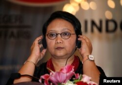 Menteri Luar Negeri Retno Marsudi di Jakarta, 9 Agustus 2017. (Foto:Dok)