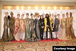 Desainer Meggie Hadiyanto gelar koleksi bertema "Wayang" di ajang Couture Fashion Week di New York (dok: Meggie Hadiyanto)