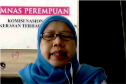 Komisioner Komnas Perempuan, Setyawanti Mashudi. (Foto: screenshot)