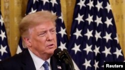 Président Donald Trump na Washington, 22 juillet 2020.