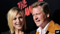 Tejtum O'Nil i njen otac Rajan O'Nil na premijeri u Los Anđelesu 11. marta 2010. (Foto:AP/Chris Pizzello)