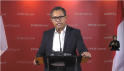 Tangkapan layar juru bicara Menko Kemaritiman dan Investasi, Jodi Mahardi (Courtesy: Kemenko Marves).