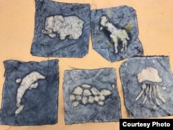 Hasil karya batik anak-anak di Washington, D.C (dok: Wita Salim)