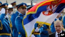 Ruski predsednik Vladimir Putin tokom posete Srbiji 16. oktobra 2014.