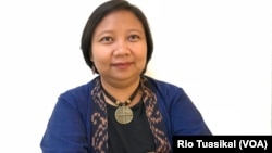 Aktivis Migrant Care, Anis Hidayah. (Foto dok. VOA)