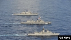 Jiragen ruwan yaki uku na jiragen ruwan kasar China sun isa Legas, cibiyar tattalin arzikin Najeriya,