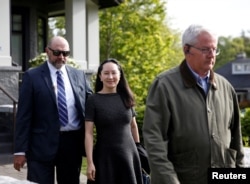 华为高管孟晚舟2019年5月8日离开加拿大法庭