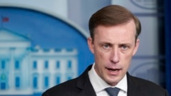 白宫国家安全顾问杰克-沙利文在华盛顿白宫举行的每日简报会上发言。(2021年10月26日)