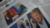 Pogled na naslovnice novina posvećene telefonskom razgovoru Putin-Trump, Moskva, 13. februar 2025.