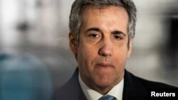 Michael Cohen, mantan pengacara untuk mantan presiden AS Donald Trump, tiba di Pengadilan New York, 13 Maret 2023. (Foto: Eduardo Munoz/Reuters)