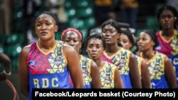 Ba léopards sénior ya basketball ya basi na phase finale ya Afrobasket, Dakar, Sénégal, 11 août 2019. (Facebook/Léopards basket)