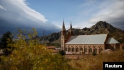 中国河北省黄土岗村一家地下天主教堂（2018年9月30日）。