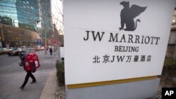 北京JW万豪酒店入口