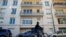 A view shows the apartment building where Rwanda genocide suspect Felicien Kabuga was arrested in Asnieres-sur-Seine.