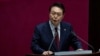 Presiden Korea Selatan Yoon Suk-yeol Majelis Nasional di Seoul, Korea Selatan, 25 Oktober 2022.( JEON HEON-KYUN/Pool via REUTERS)