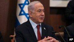 Perdana Menteri Israel Benjamin Netanyahu 