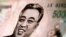 FILE - North Korean leader Kim Il-sung is seen on this 5000 North Korea won banknote.