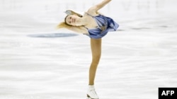 俄罗斯运动员Maria Sotskova参加在芬兰举行的国际滑联花样滑冰芬兰杯比赛（资料图）。