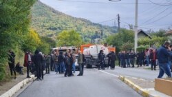 Srbi sa severa Kosova blokirali su put kod mesta Rudare ka Zvečanu
