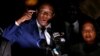 Zimbabwe's former Vice President Emmerson Mnangagwa, who is to be sworn in to replace Robert Mugabe as president, addresses supporters in Harare, Zimbabwe, Nov. 22, 2017. 