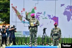 Kepala Staf TNI Angkatan Laut Laksamana TNI Yudo Margono. (Twitter/@_TNIAL_)
