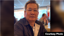 លោក ​គីម សាង ​ជាអ្នក​បោះឆ្នោត​ពលរដ្ឋ​ខ្មែរ​អាមេរិកាំង​នៅទីក្រុង Atlanta រដ្ឋ Georgia។​