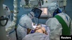 Lečenje pacijenata na kovid odeljenju u KBC Zemun