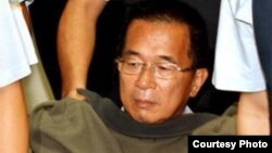 陈水扁在狱中做体检（照片由陈水扁办公室提供）