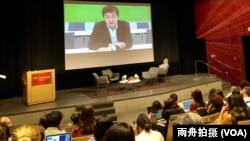 香港中文大学新闻与传播学院主任李立峰博士(Francis Lee)参加南加大美中研究所主办的香港“反送中”专题讨论