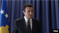 Premijer u tehničkoj Vladi Kosova Aljbin Kurti 