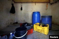 Donated food for animals is seen at the Paraguana zoo in Punto Fijo, Venezuela, July 22, 2016.