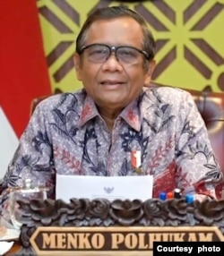 Menko Polhukam Mahfud MD (courtesy: Menkopolhukam).