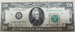 二十美元钞票
