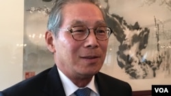 台湾驻美代表高硕泰 (美国之音钟辰芳拍摄)