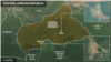 Map of the Central African Republic