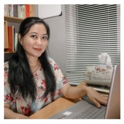 Evie Sri Rejeki, Teman Bantu Teman sedikit ringankan kesulitan ekonomi. (Foto: Dok Pribadi)