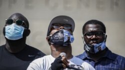 Terens Flojd, brat Džordža Flojda na protestima u Njujorku (Foto: AP/John Minchillo)
