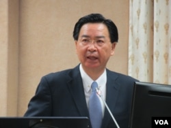 台湾外长吴钊燮（美国之音张永泰拍摄）