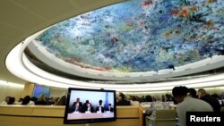 联合国人权理事会在日内瓦开会（2016年9月13日）