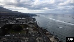 Snimci iz vazduha djelova Mauija razorenih u požaru (Foto: Patrick T. Fallon / AFP)