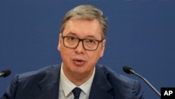 Predsednik Srbije Aleksandar Vučić (izvor: AP Photo/Darko Vojinović)