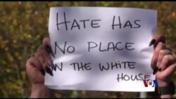 美国多个城市爆发反川普示威