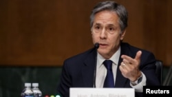 ARHIVA - Američki državni sekretar Entoni Blinken svedoči na pretresu na Kapitol hilu u Vašingtonu 8. juna 2021. 