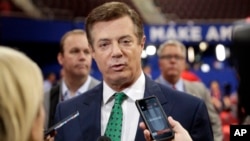 Paul Manafort, mantan ketua kampanye Presiden Donald Trump (foto: dok). 